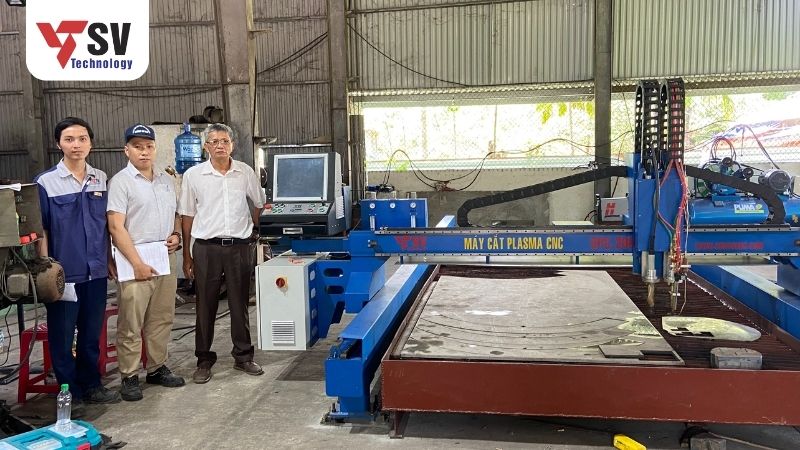 Máy cắt plasma CNC SPC-2060 của Sơn Vũ CNC đồng hành cùng Công ty CP Nông sản Thực phẩm Quảng Ngãi