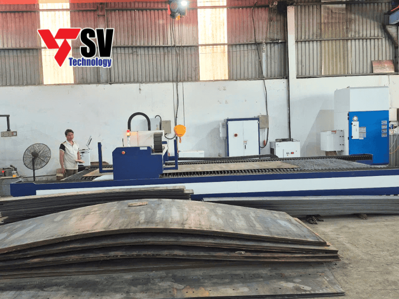 Bàn giao máy cắt laser SLC-2060G nguồn 6kW tại Công ty Thiên Thành Tường (Tiền Giang)-7