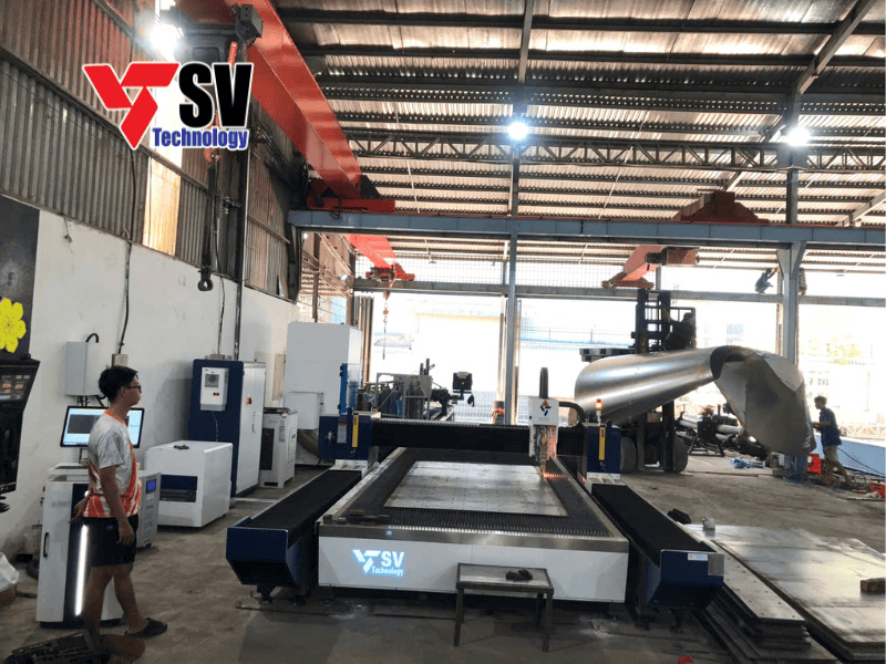Bàn giao máy cắt laser SLC-2060G nguồn 6kW tại Công ty Thiên Thành Tường (Tiền Giang)-2