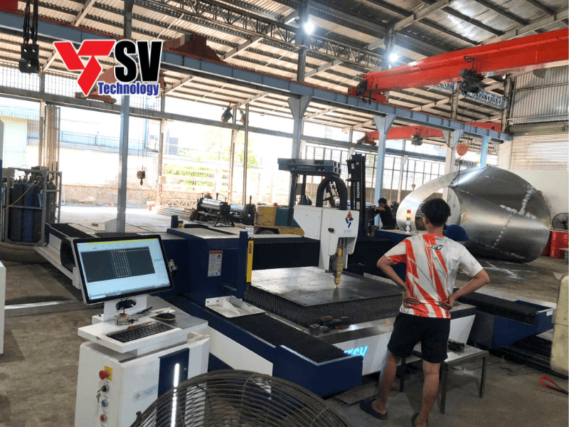 Bàn giao máy cắt laser SLC-2060G nguồn 6kW tại Công ty Thiên Thành Tường (Tiền Giang)-3