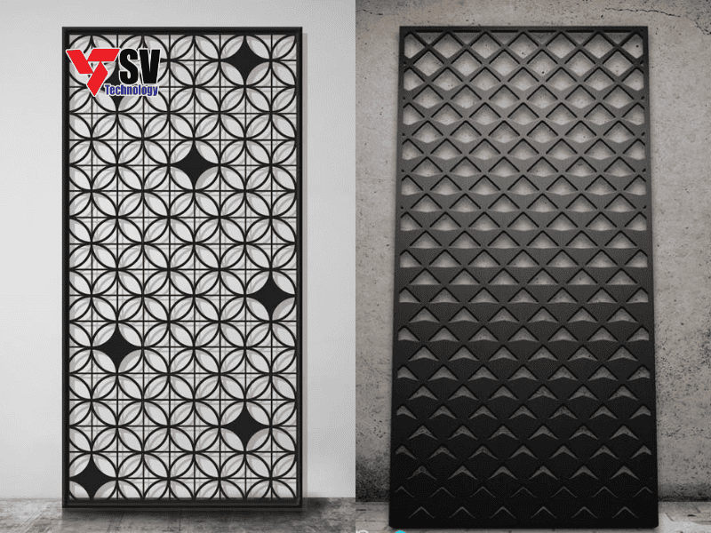 Vách CNC họa tiết hoa văn cổ điển