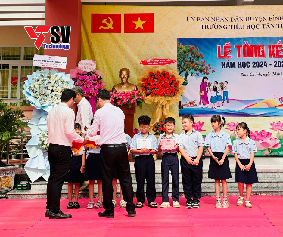 Chắp cánh ước mơ học đường! Sơn Vũ CNC hạnh phúc khi được là một phần trong câu chuyện trưởng thành của các em nhỏ tại Tân Túc 2.