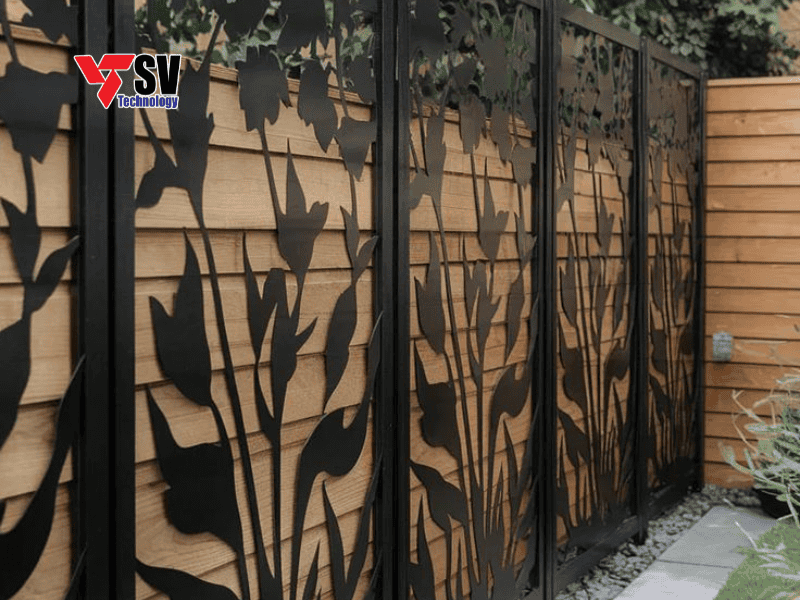 Vách ngăn CNC gắn tường