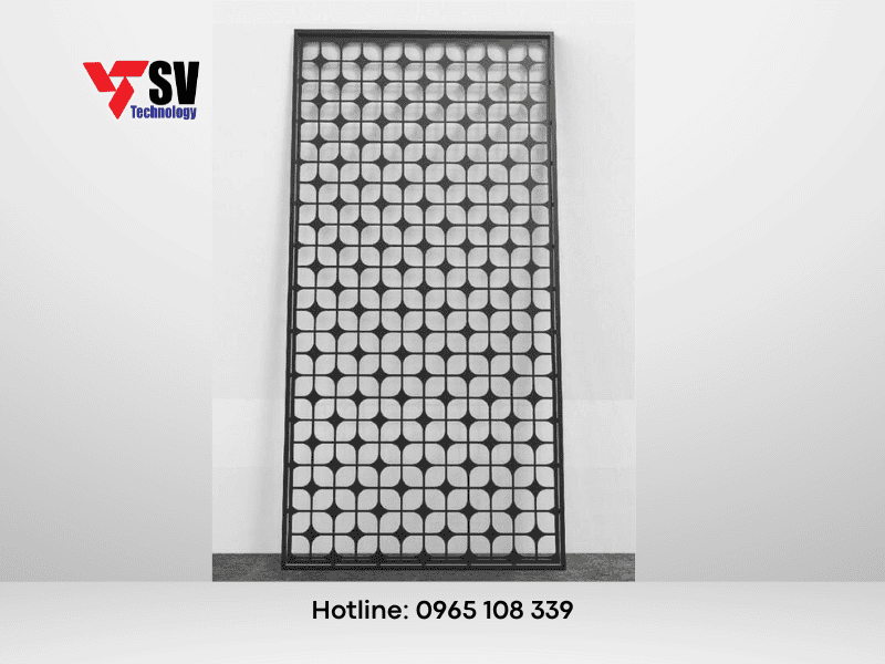 Cắt laser CNC cửa sổ sắt hiện đại.
