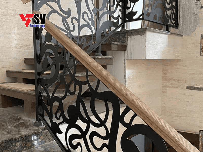 Ứng dụng rộng rãi của lan can CNC