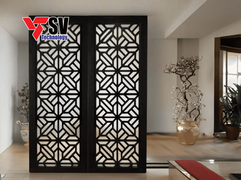 Vách ngăn CNC phòng ngủ