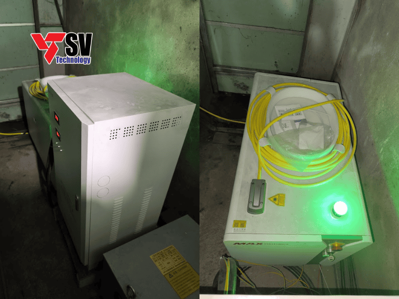 Các thiết bị thay thế khi nâng cấp máy cắt laser lên 12kW