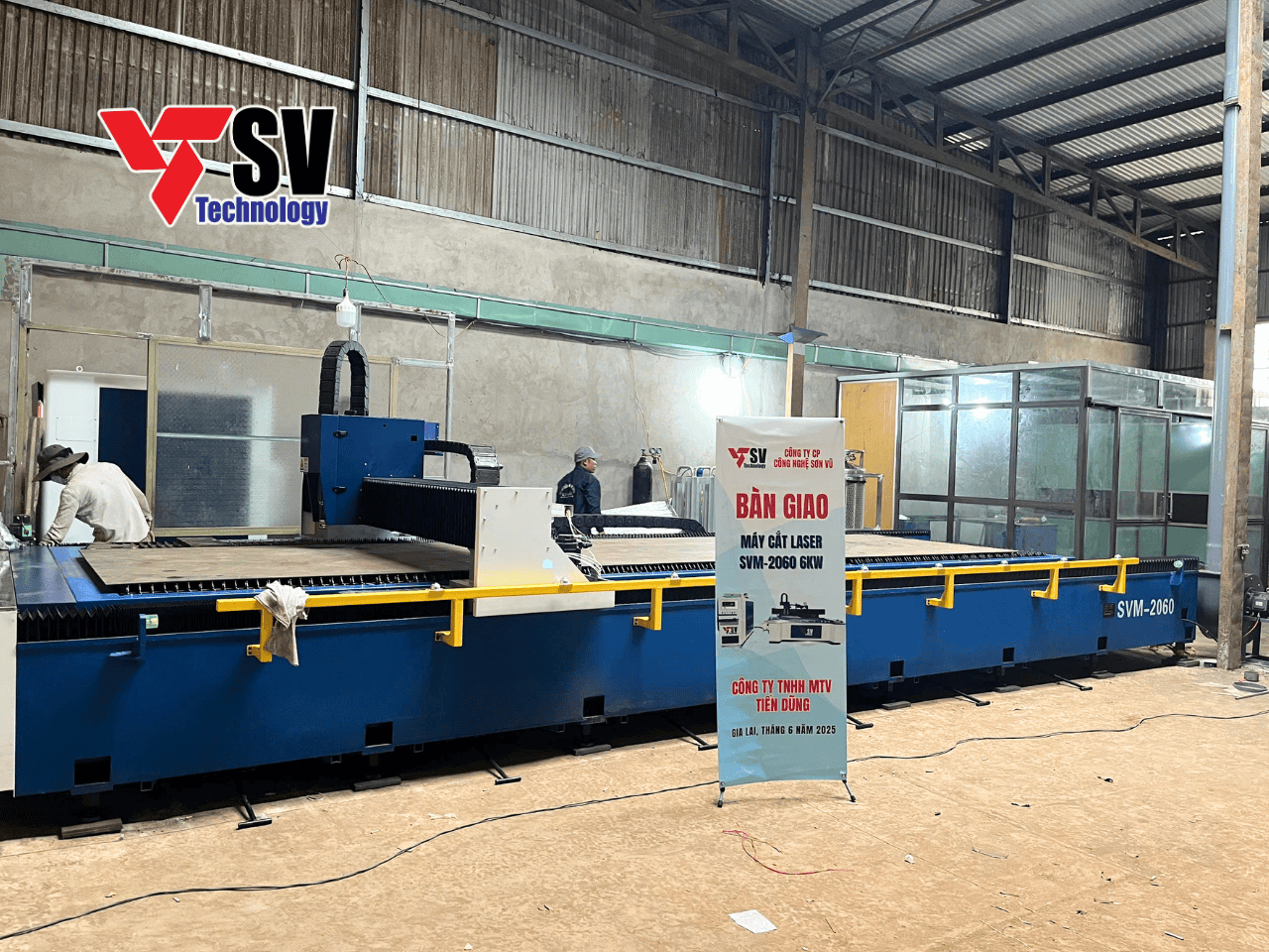 Máy cắt laser 6kW tại Gia Lai (model SVM-2060)