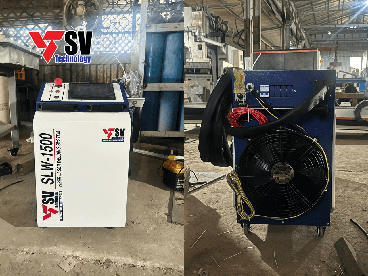 Máy hàn laser cầm tay 1500W tại Công ty TNHH MTV Hàng Việt Hồng Ngự