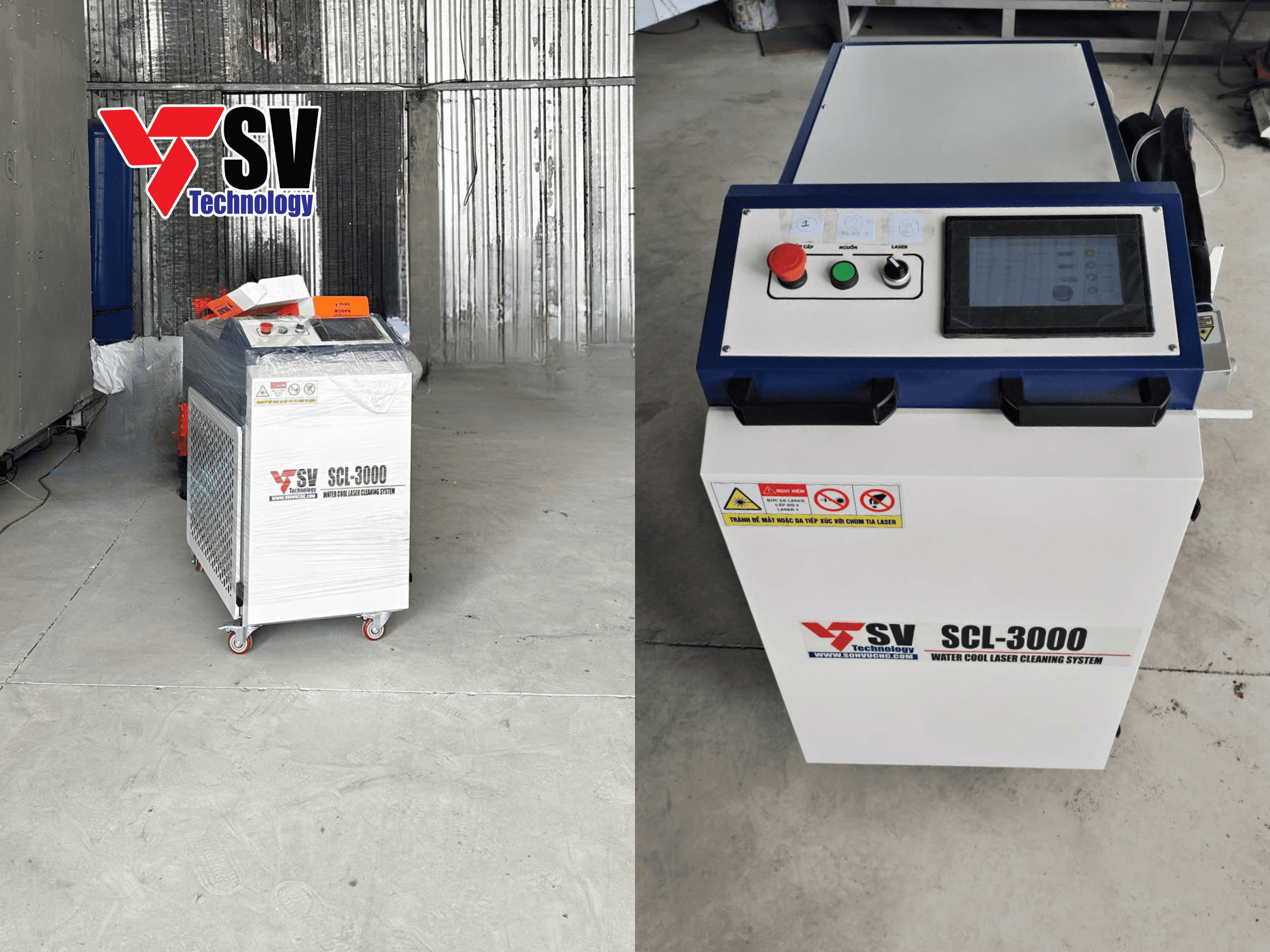 Hiệu suất làm sạch vượt trội của máy tẩy rỉ laser SCL-3000 tại Cần Thơ