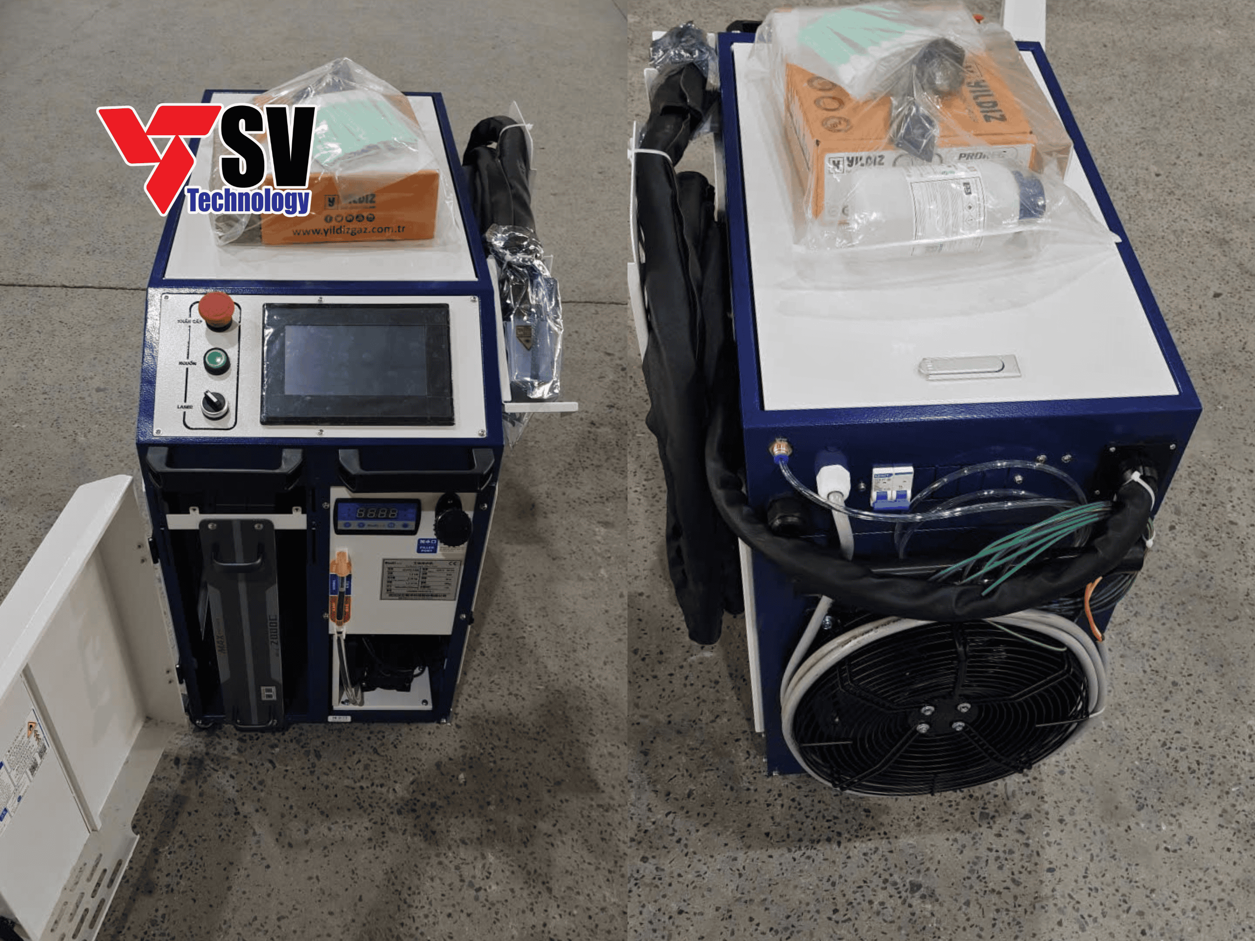 Máy tẩy rỉ laser chế tạo máy SCL-2000