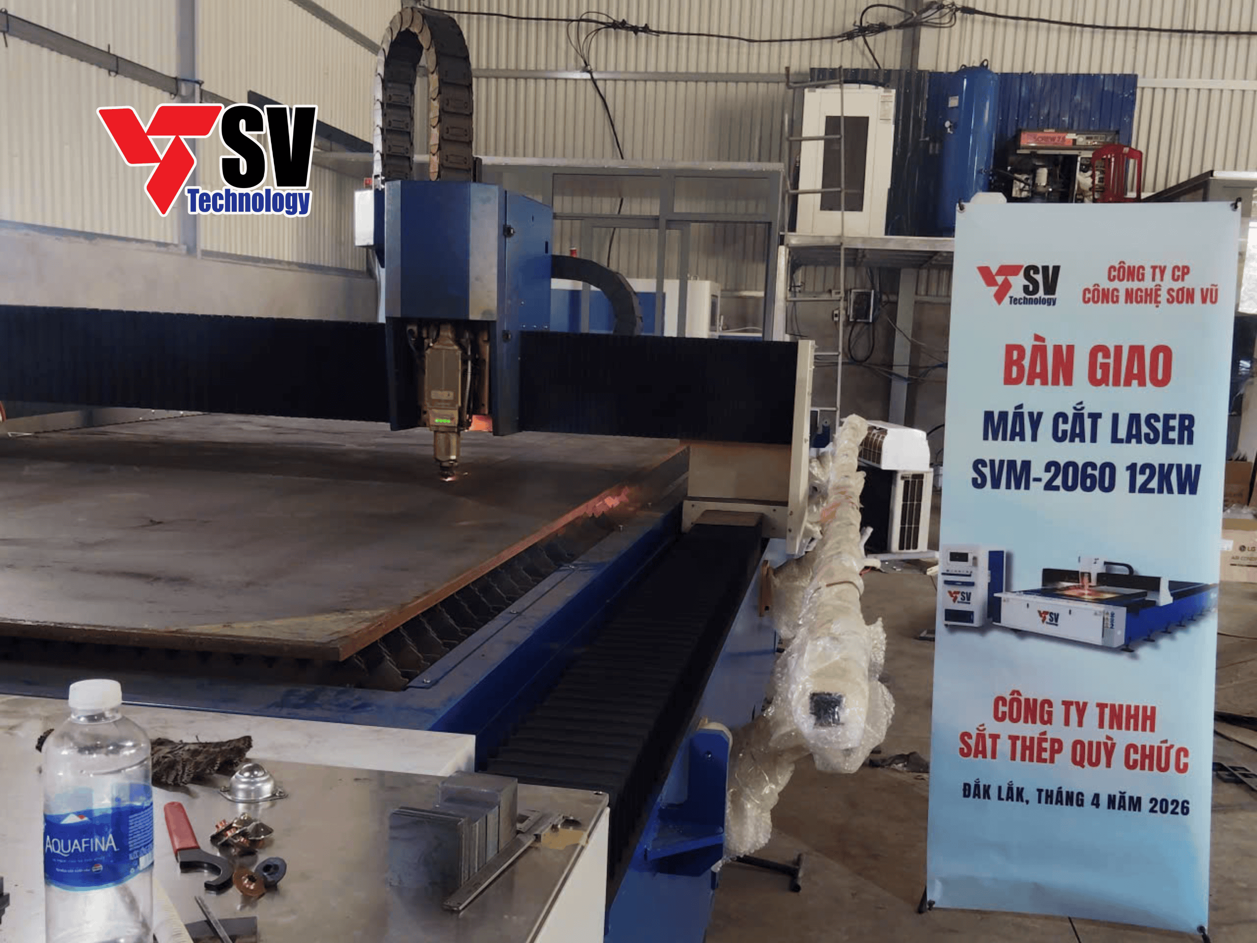 Khả năng cắt vượt trội của máy cắt laser 12kW Sơn Vũ CNC